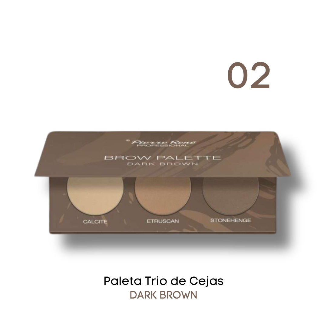 Paleta en Polvo Trio para Cejas