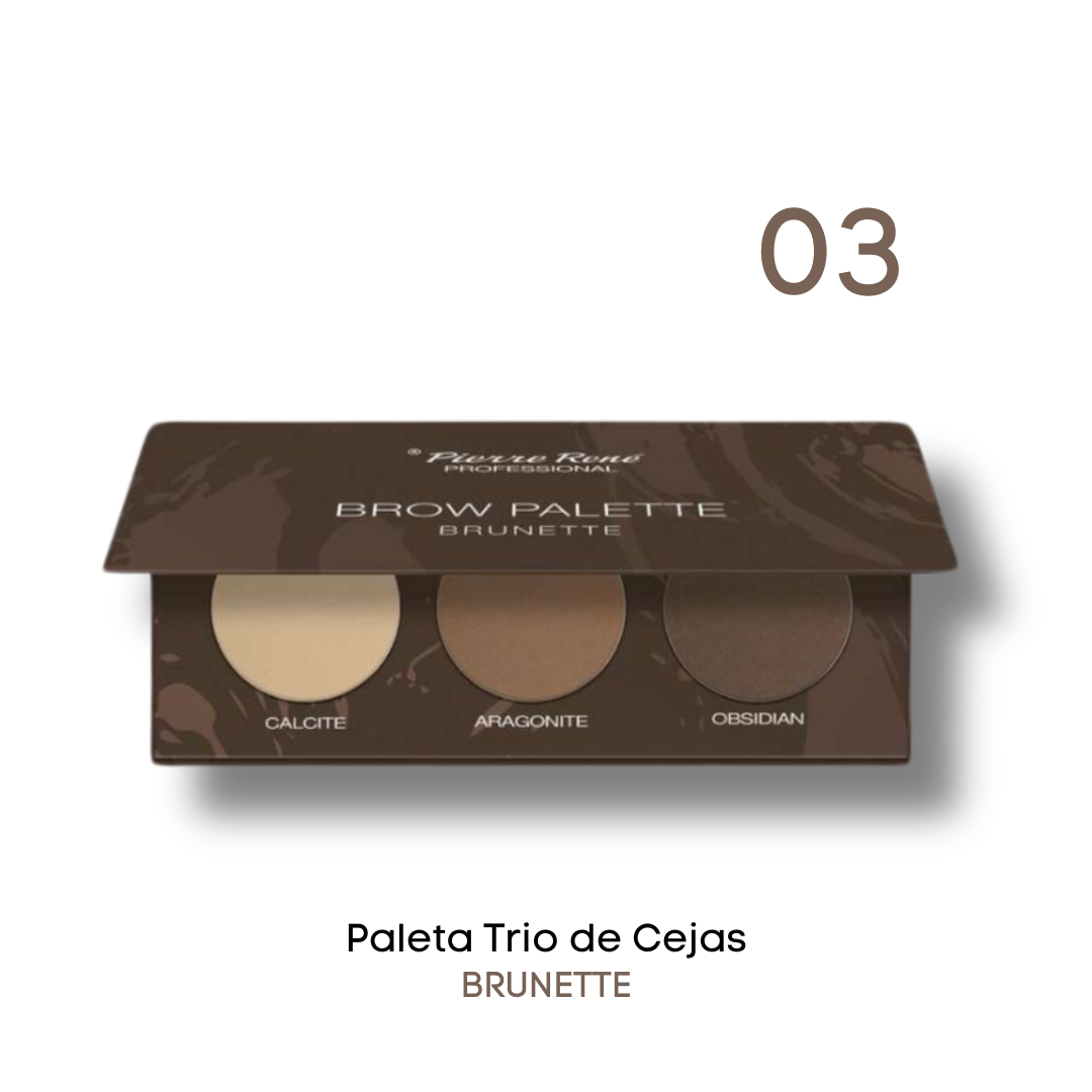 Paleta en Polvo Trio para Cejas